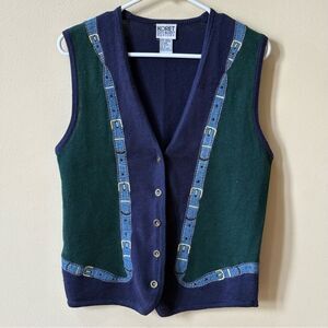 Koret City Blues Western Sweater Vest